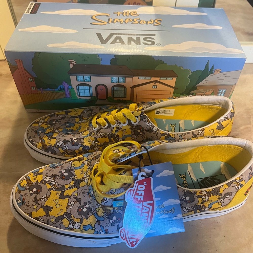 Vans The Simpsons "Itchy and Scratchy" Show Men's Size 11